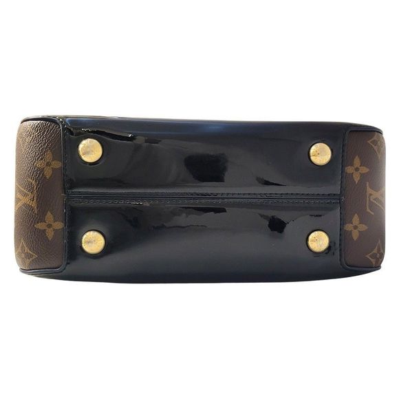 Louis Vuitton Monogram Vernis Cherry Wood PM Noir Black Handbag - Picture 6 of 16